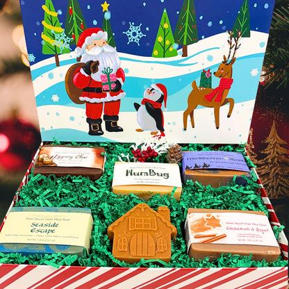 BaHumbug! Holiday Gift Box | 5 Handcrafted Goat Milk Soaps Set