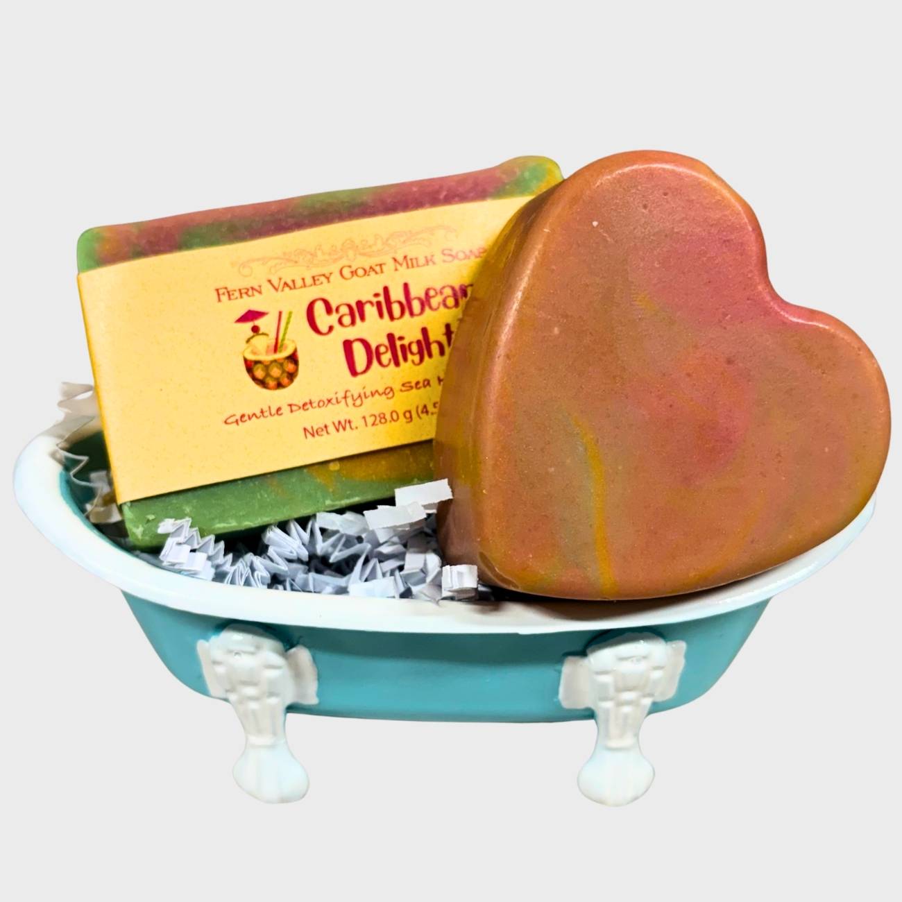 Handmade Goat Milk | Bathtub &amp; Heart Duo