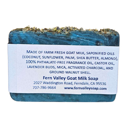 Natural Goat Milk Soap | Charcoal Exfoliating Scrub | Blue Moon PM Cleanse