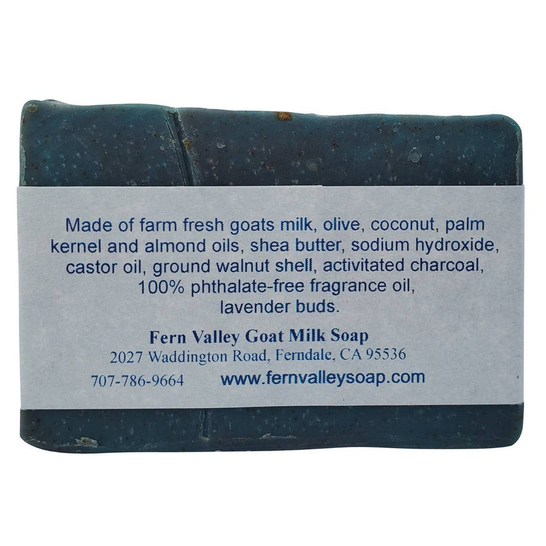 Natural Goat Milk Soap | Charcoal Exfoliating Scrub | Blue Moon PM Cleanse