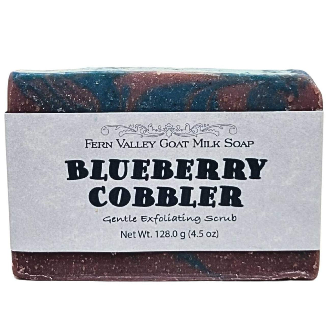 Natural Goat Milk Soap | Exfoliating Scrub | Blueberry Cobbler