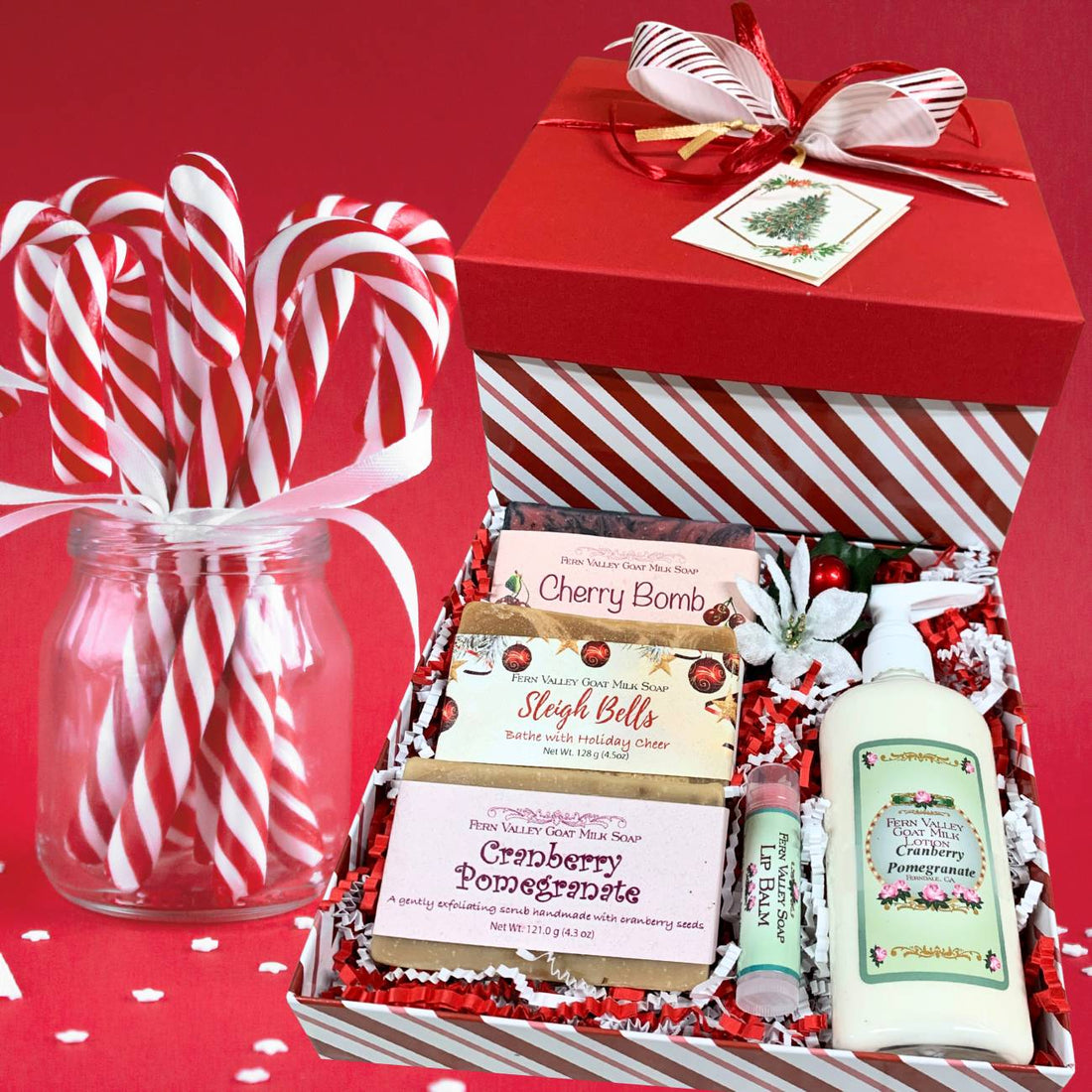 Handmade Goat Milk Soaps and Lotion | Candy Christmas Gift for Her