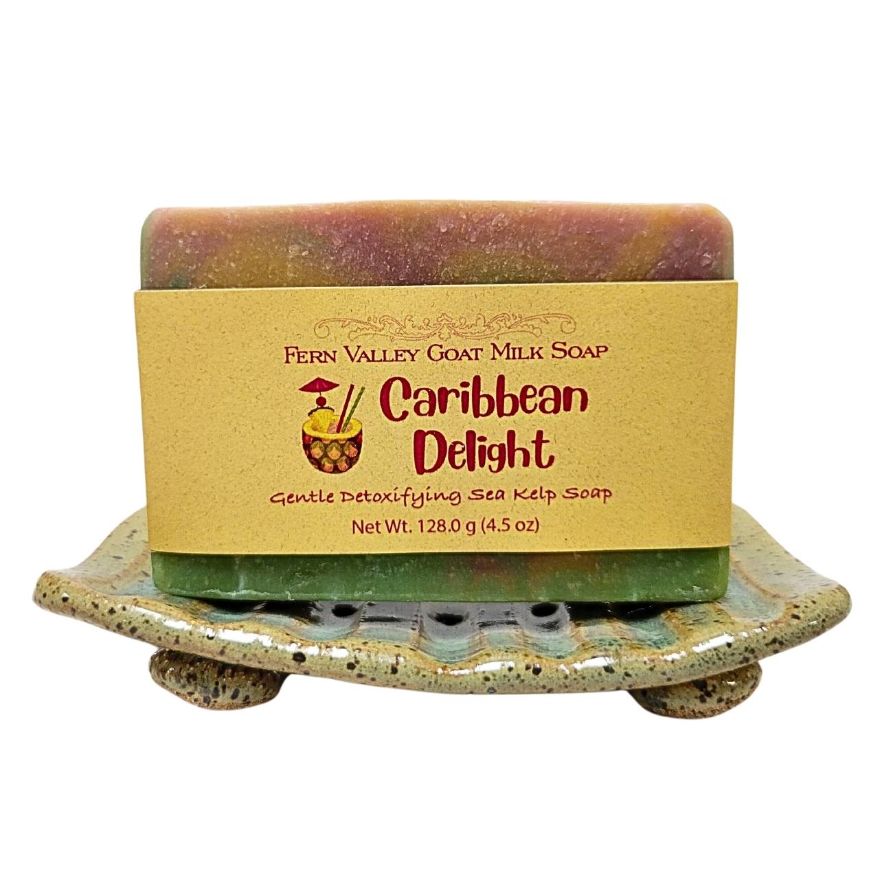 Natural Goat Milk Soap | Caribbean Delight Detoxifying Sea Kelp Scrub