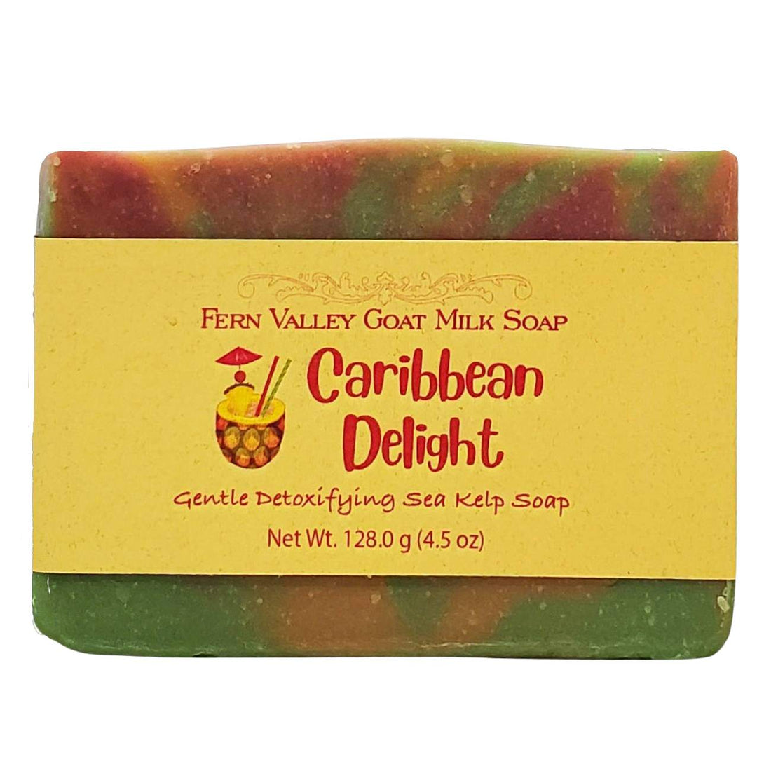 Natural Goat Milk Soap | Caribbean Delight Detoxifying Sea Kelp Scrub