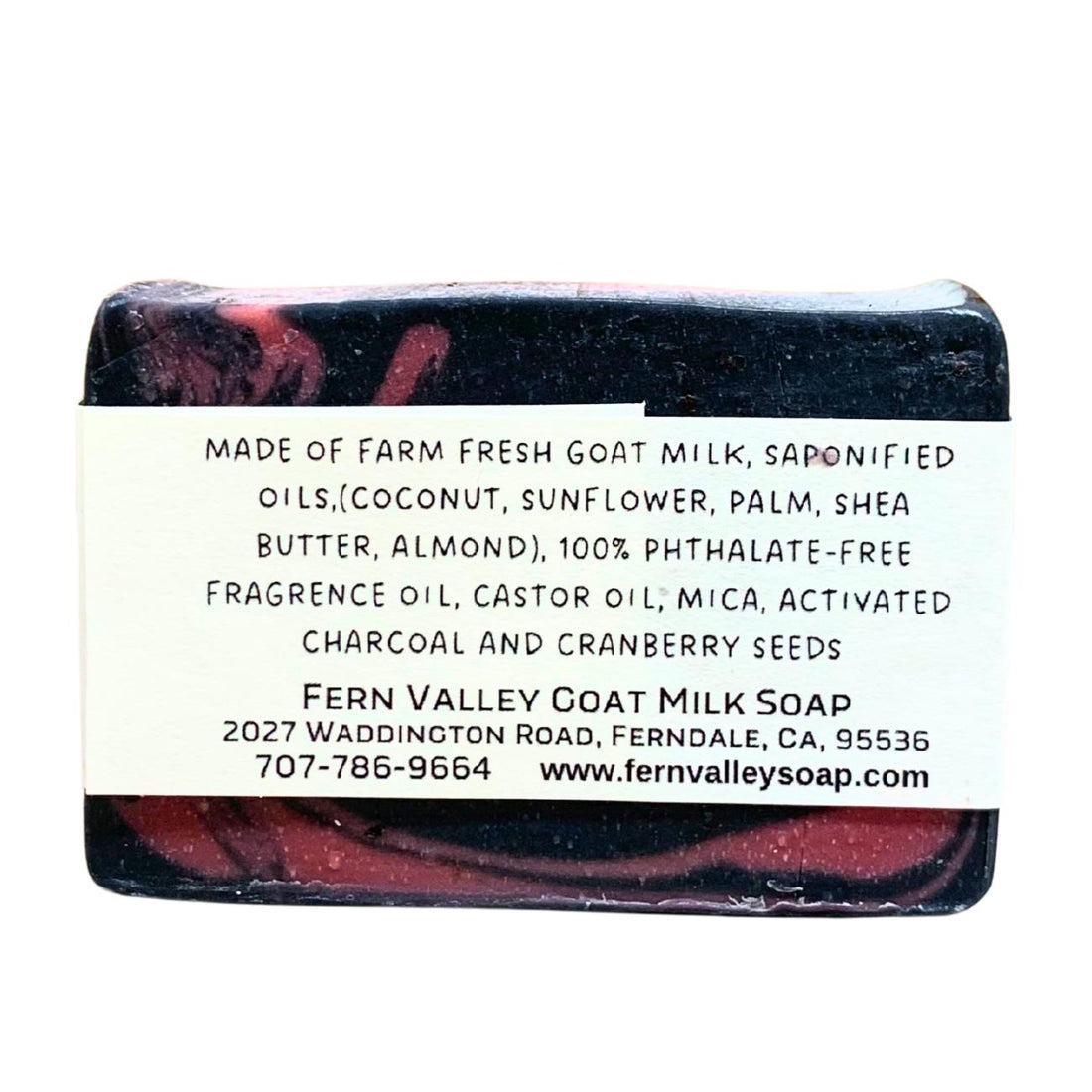 Natural Goat Milk Soap | Activated Charcoal Soap | Cherry Blossom