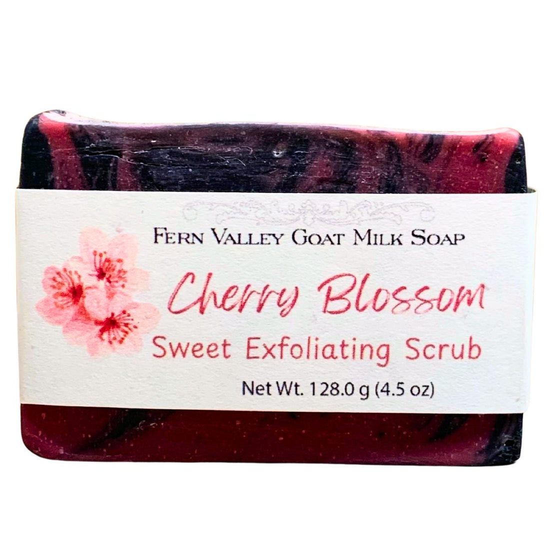 Natural Goat Milk Soap | Activated Charcoal Soap | Cherry Blossom
