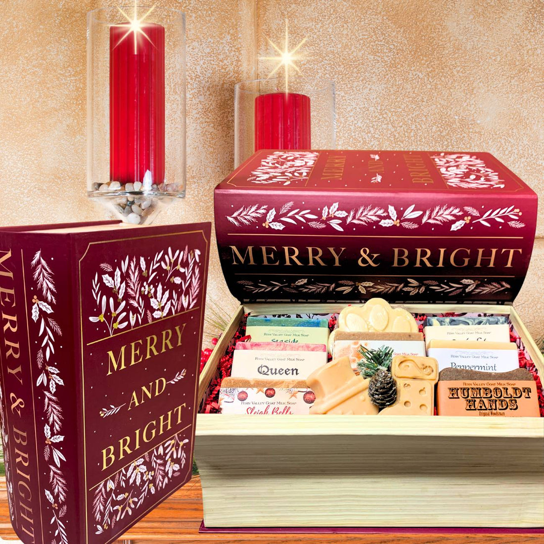 Handmade Goat Milk Soaps | Christmas Magic Family Gift Box