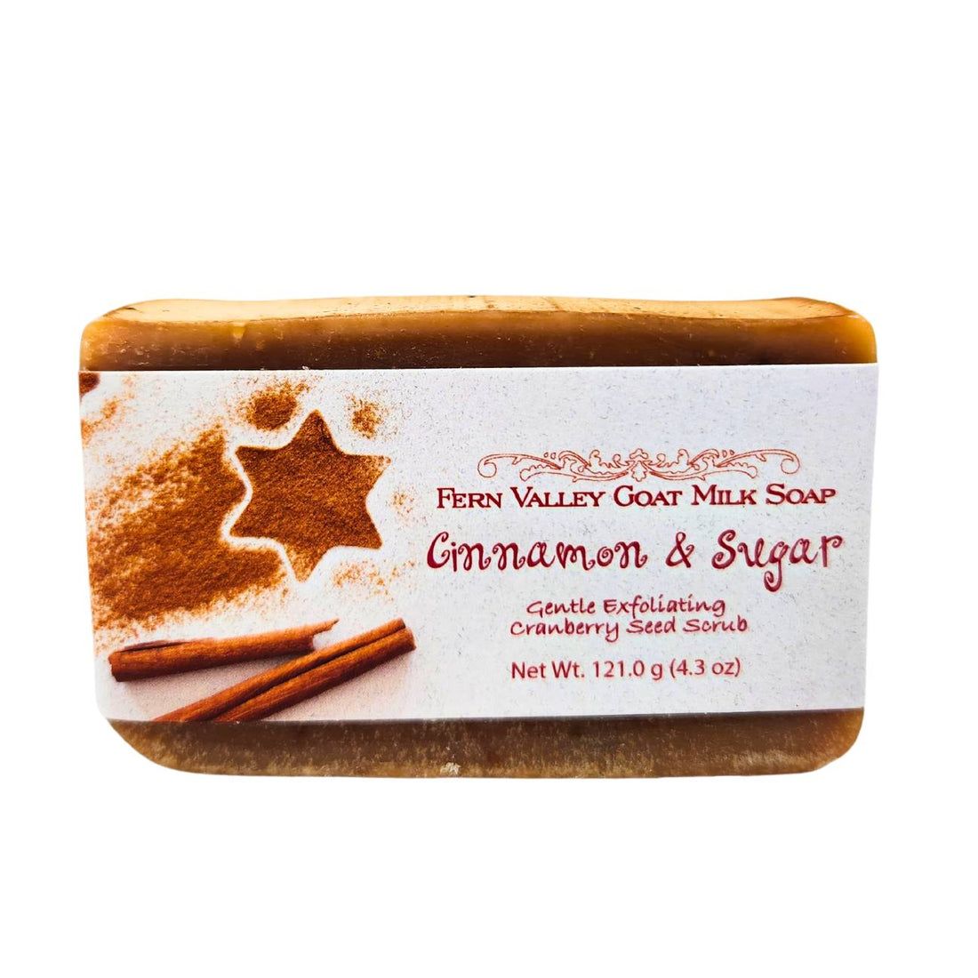 Natural Goat Milk Soap | Cinnamon Sugar Cranberry Seed Soapy Deal 4.3 oz