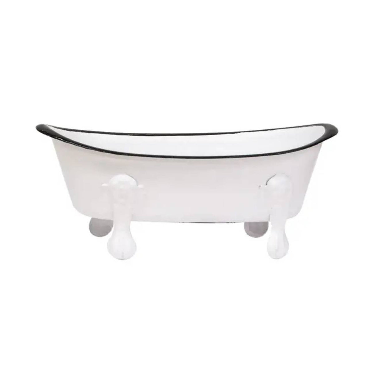 Draining Soap Dish | Fern Valley Soap | Classic Clawfoot Iron Bathtub
