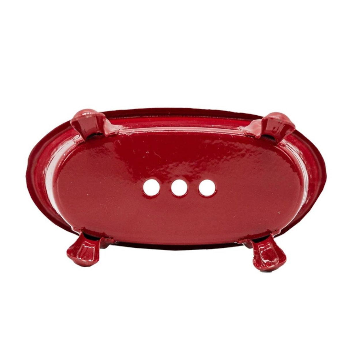 Draining Soap Dish | Fern Valley Soap | Clawfoot Enameled Metal Bathtub
