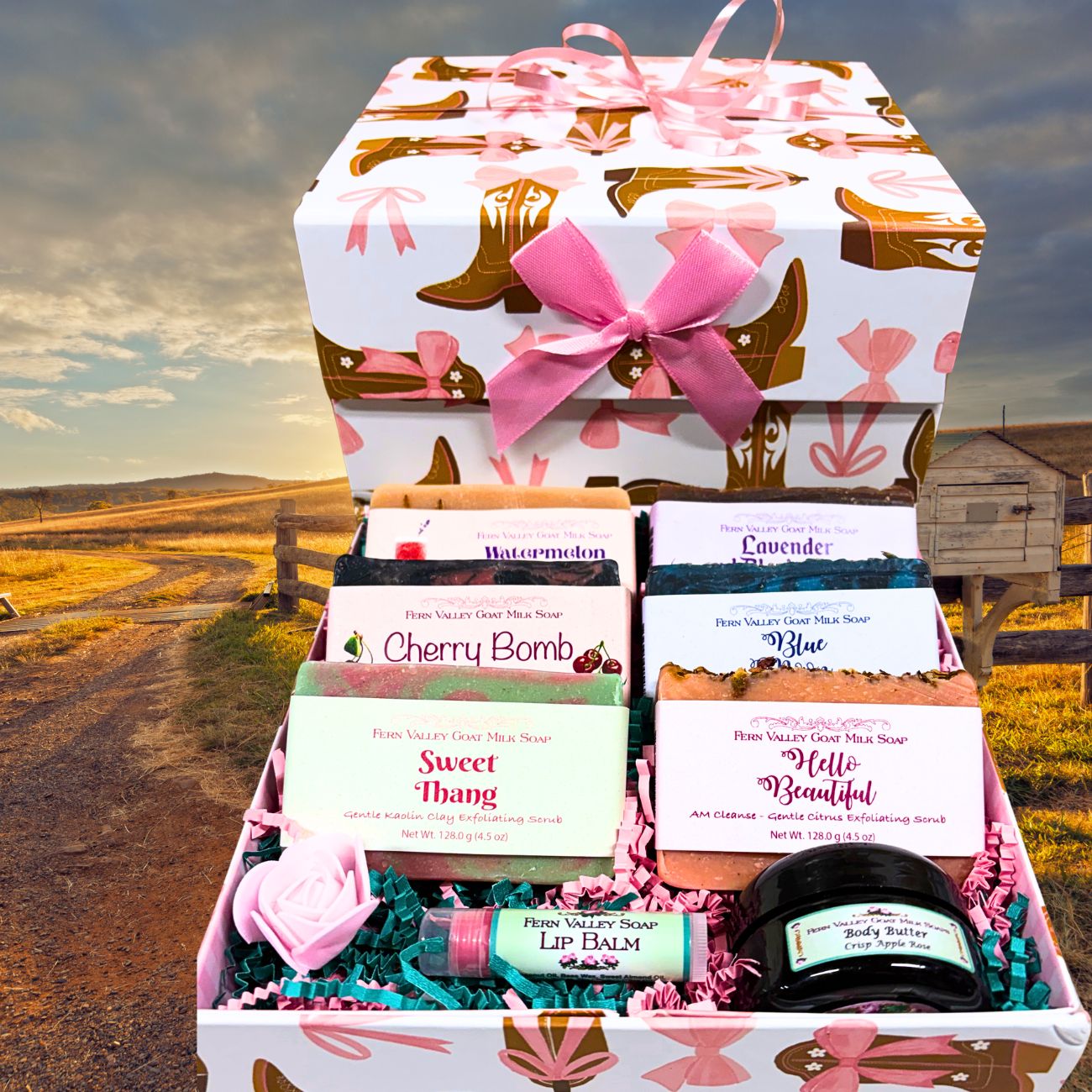 Handmade Goat Milk Soap | Cowgirl Gift Set For Her