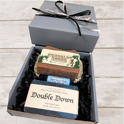 Natural Goat Milk Soap |Cute Gift Set For Dad