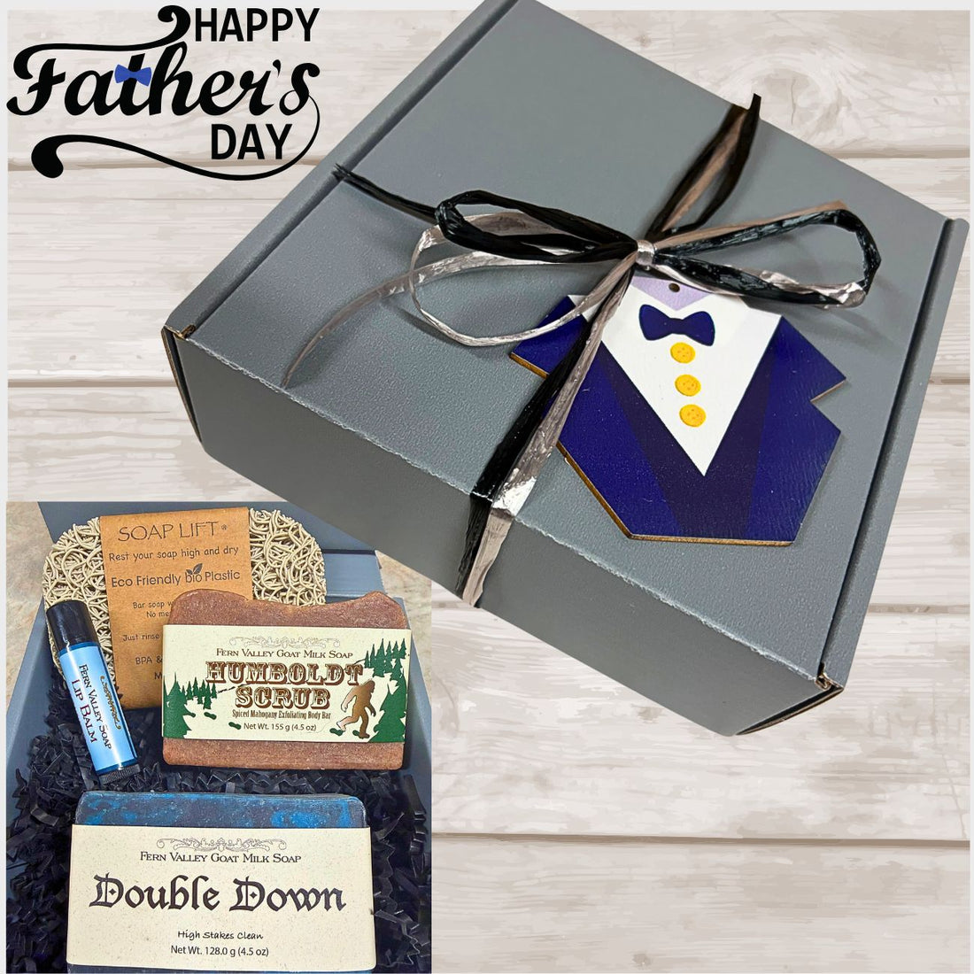 Natural Goat Milk Soap |Cute Gift Set For Dad