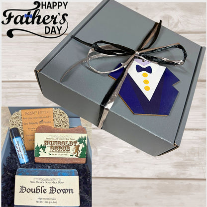 Natural Goat Milk Soap |Cute Gift Set For Dad