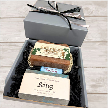 Natural Goat Milk Soap |Cute Gift Set For Dad