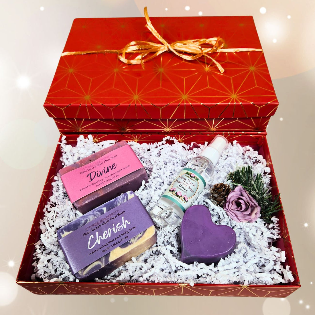 Handmade Goat Milk Soap | Divine Gift Two Bars Soap + Perfume Mist