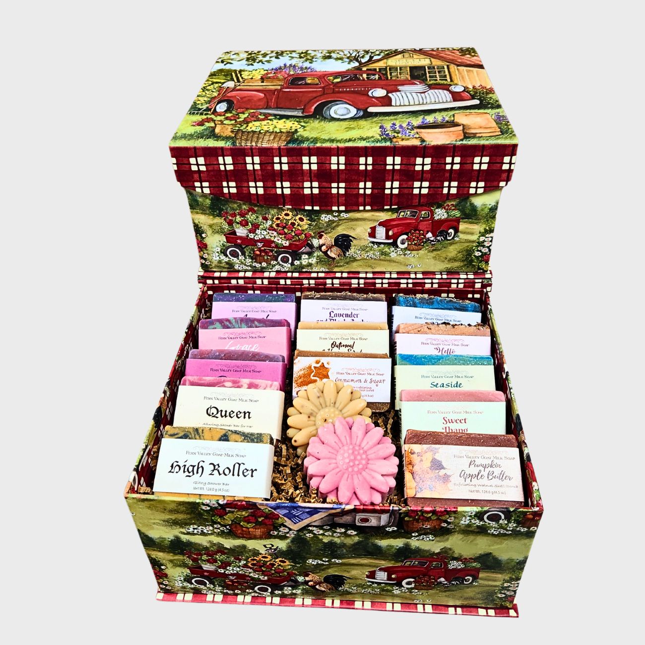 Handmade Goat Milk Soaps | Fall Sampler Gift Box | Bakers Dozen