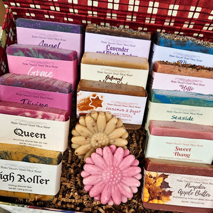 Handmade Goat Milk Soaps | Fall Sampler Gift Box | Bakers Dozen