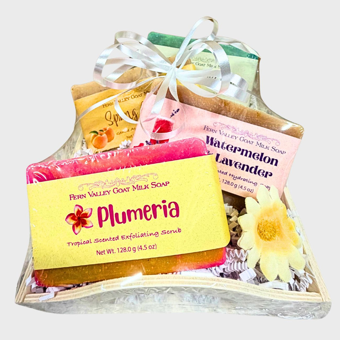 Handmade Goat Milk Soap | Fantastic Four Bar Gift Crate