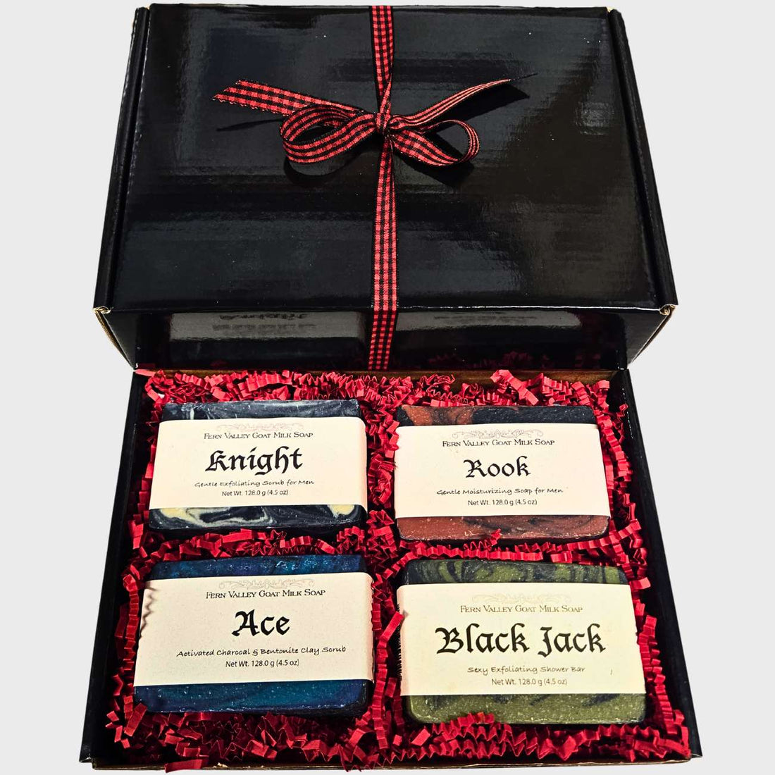 Handmade Goat Milk Soap | Four Masculine Shower Gift Box