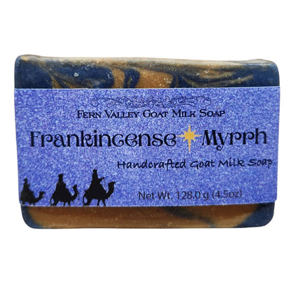 Natural  Goat Milk Soap | Frankincense &amp; Myrrh Scrub