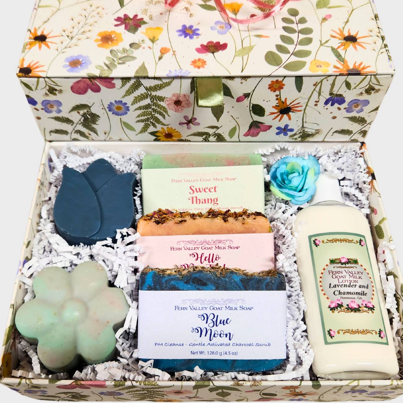 Handmade Goat Milk Soap + Lotion | Garden Floral Gift Box