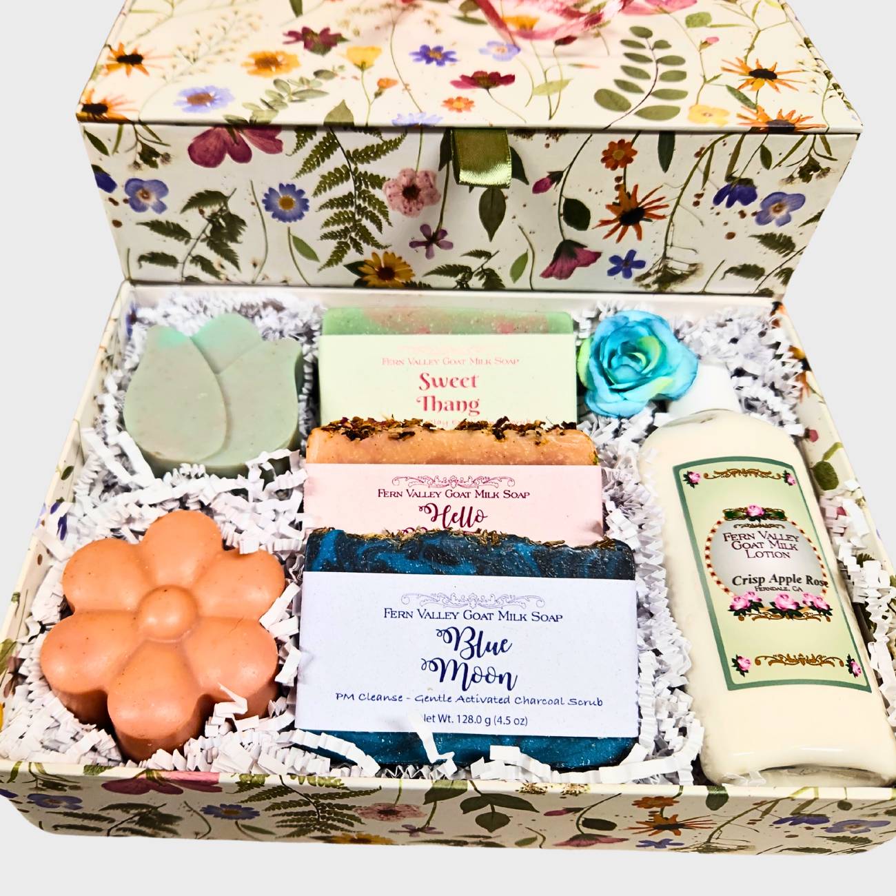 Handmade Goat Milk Soap + Lotion | Garden Floral Gift Box