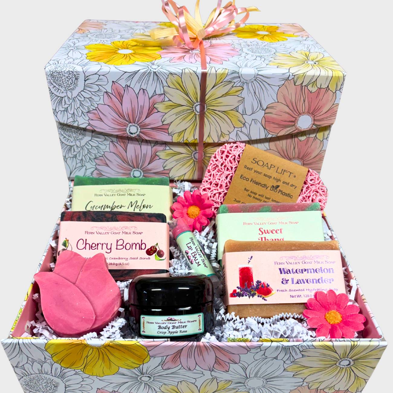 Handmade Goat Milk Soap | Garden Party Gift Set For Her