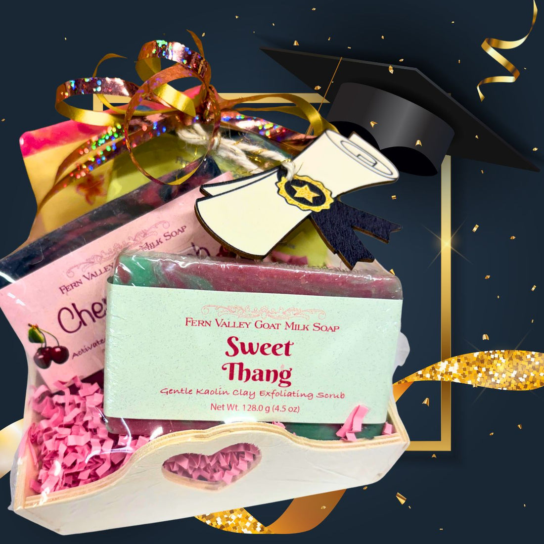 Handmade Goat Milk Soap | Graduation Gift Crate For Her