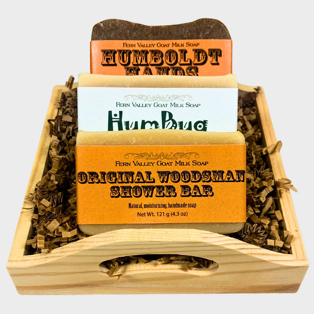 Handmade Natural Goat Milk Soap | Gift Crate For Men