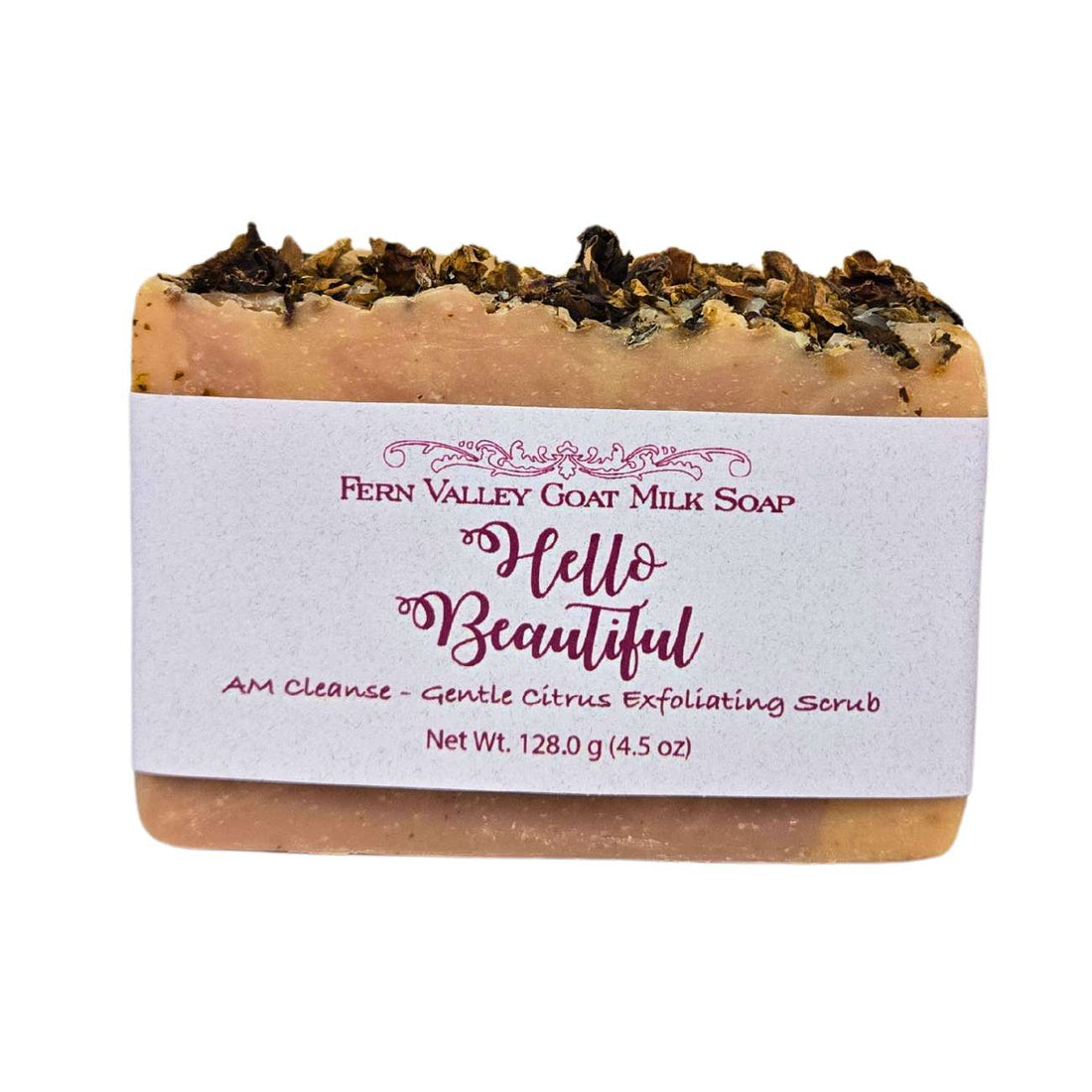 Natural Goat Milk Soap | Exfoliating Scrub | Hello Beautiful AM Cleanse