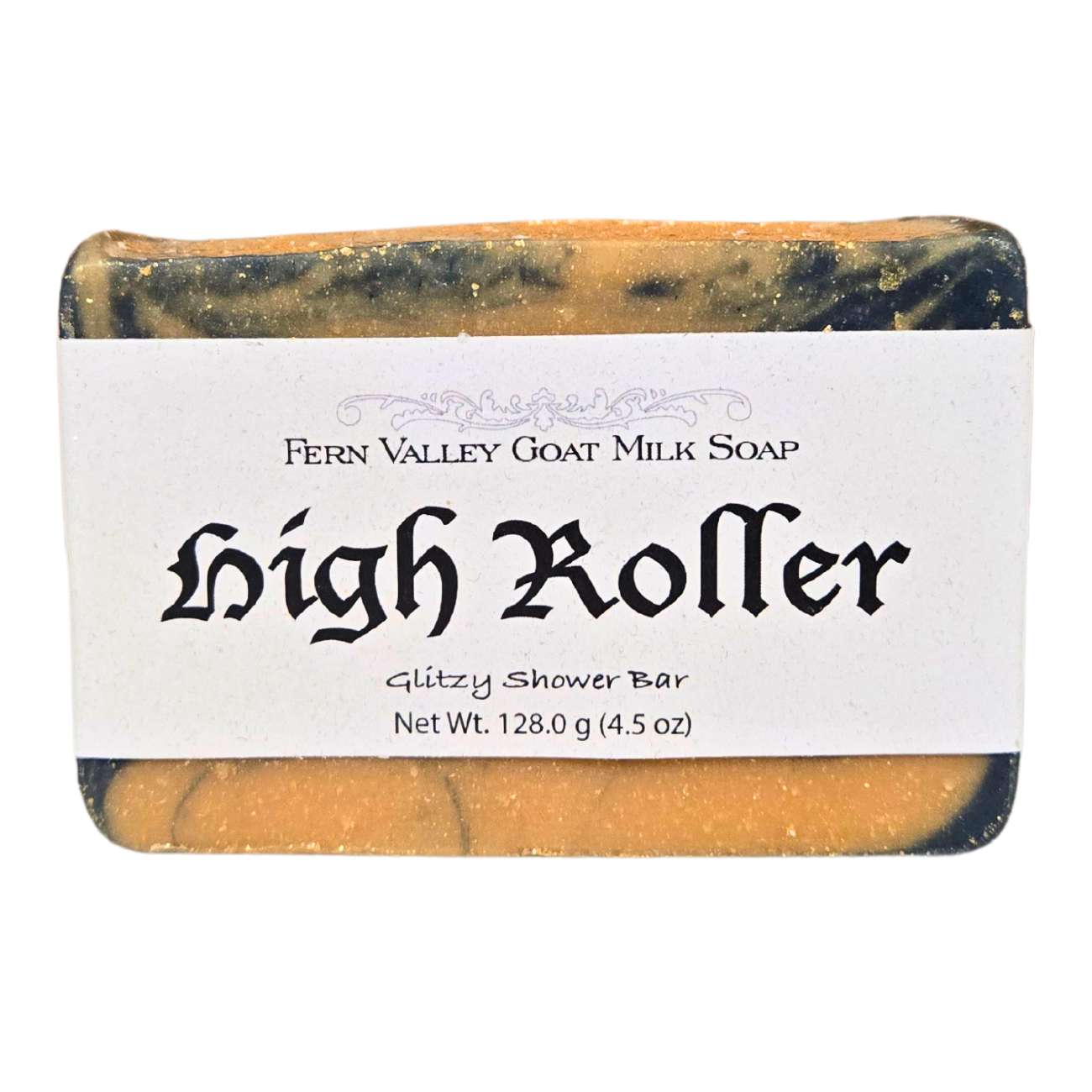 Natural Goat Milk Soap | High Roller - A Glitzy Shower Bar for Her