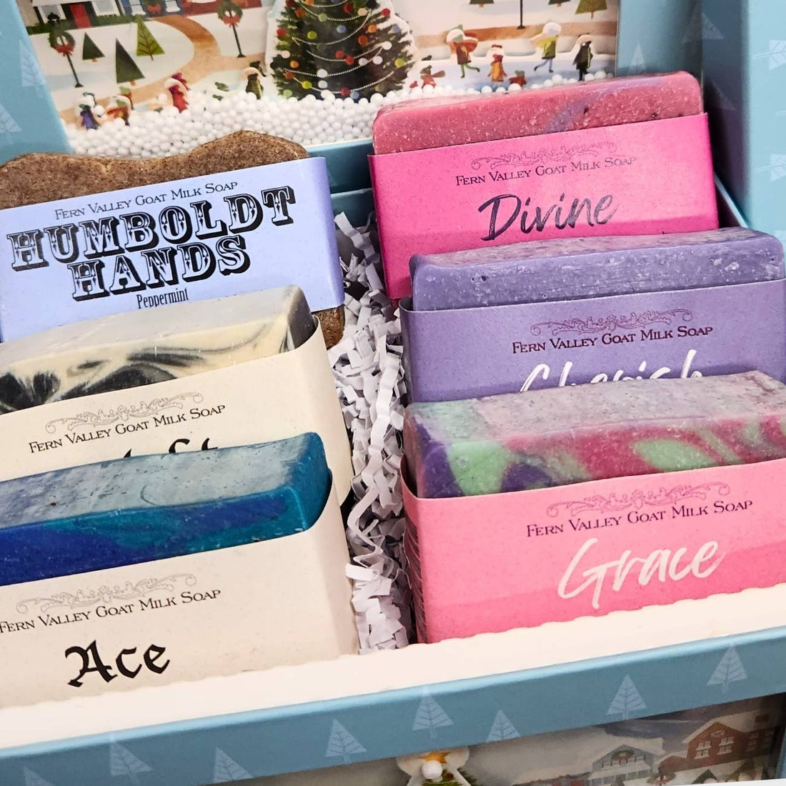 Handmade Goat Milk Soaps | His &amp; Her Christmas Sampler Gift Box