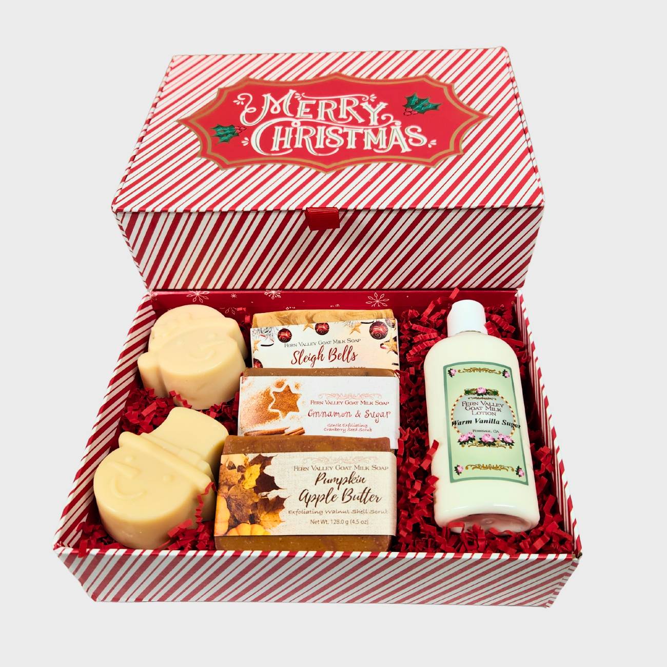 Handmade Goat Milk Soaps and Lotion | Home For The Holidays Gift Box