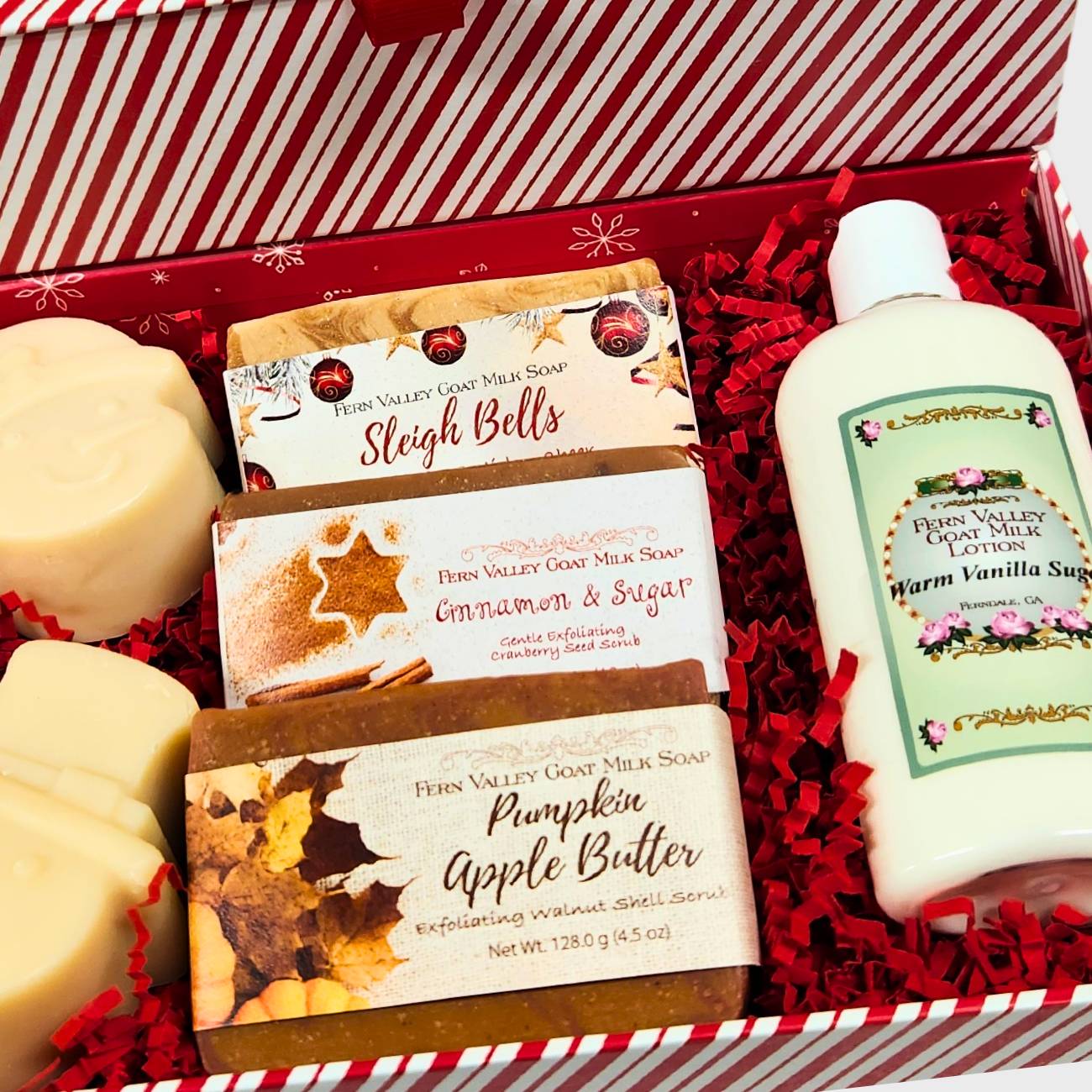 Handmade Goat Milk Soaps and Lotion | Home For The Holidays Gift Box