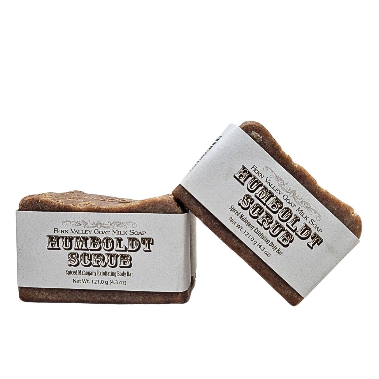 Natural Goat Milk Soap | Exfoliating Body Bar | Humboldt Scrub