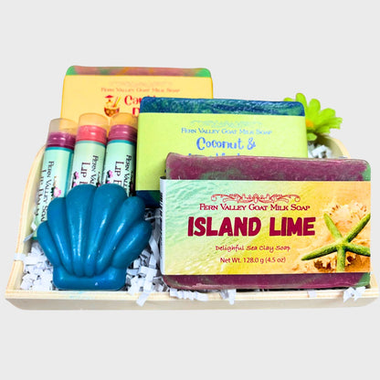 Handmade Goat Milk Soap |Island Moments Gift Crate (Copy)