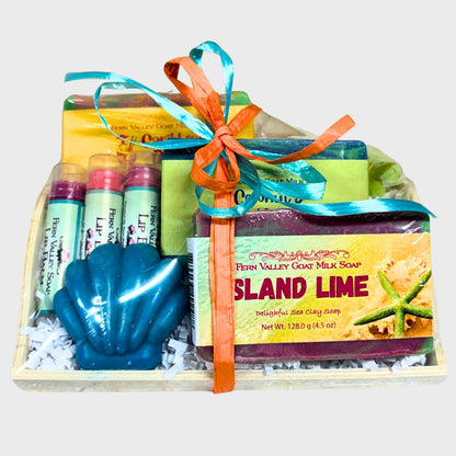 Handmade Goat Milk Soap |Island Moments Gift Crate (Copy)