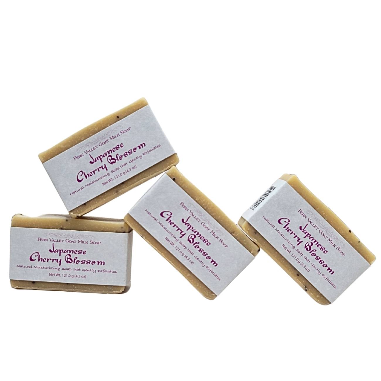 Natural Goat Milk Soap | Exfoliating Scrub | Japanese Cherry Blossom