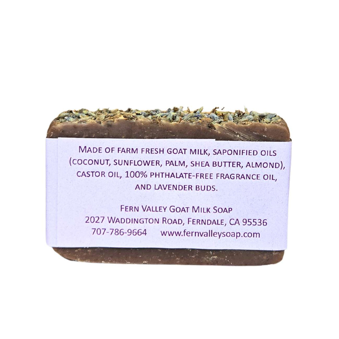 Handmade Goat Milk Soap | Moisturizing Lavender and Black Amber