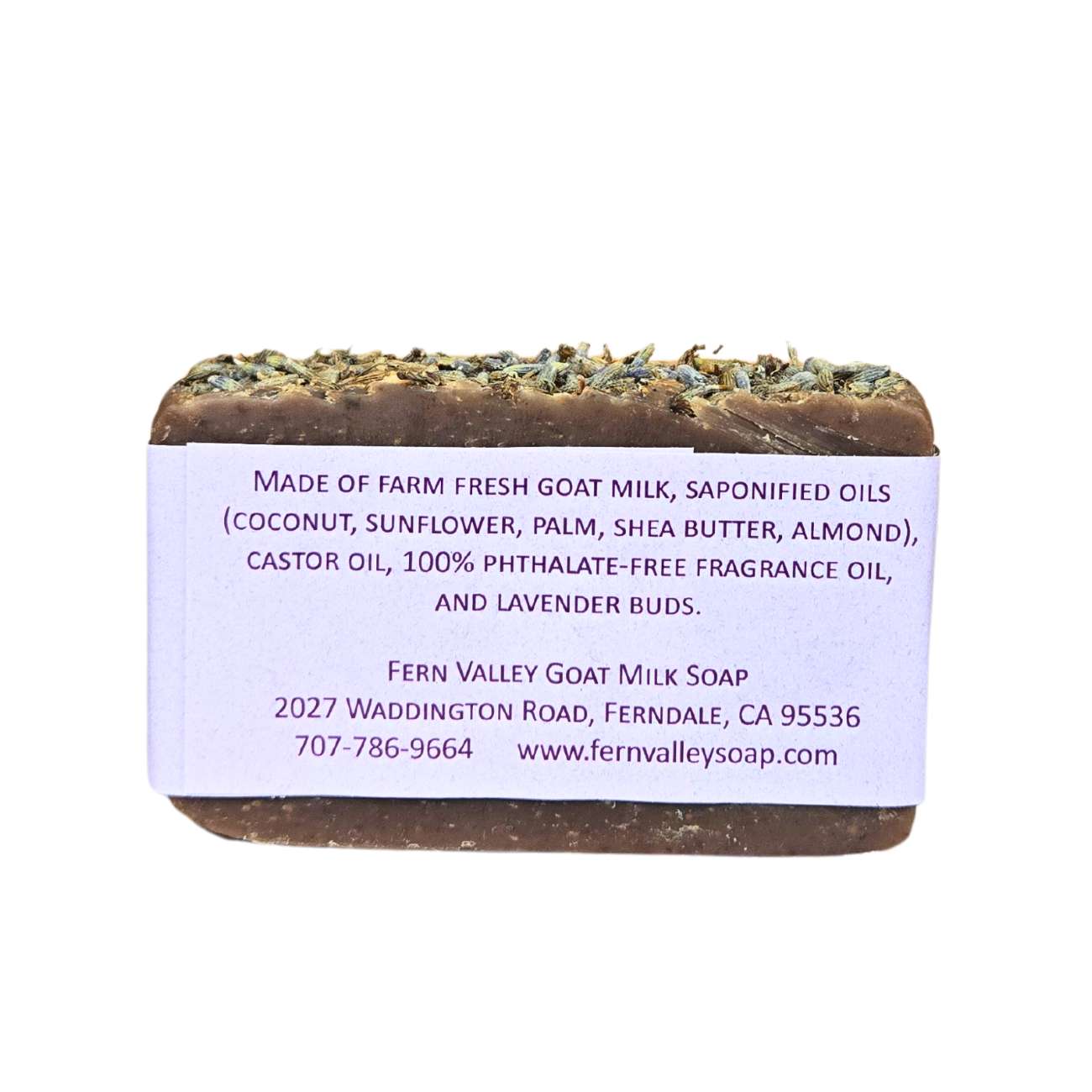 Handmade Goat Milk Soap | Moisturizing Lavender and Black Amber