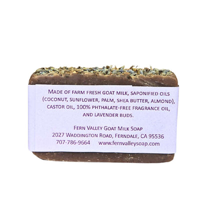 Handmade Goat Milk Soap | Moisturizing Lavender and Black Amber