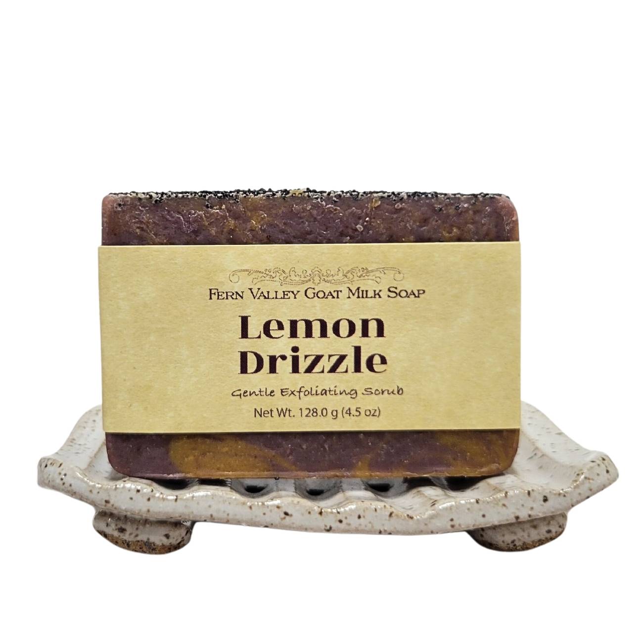 Natural Goat Milk Soap | Exfoliating Scrub | Lemon Drizzle