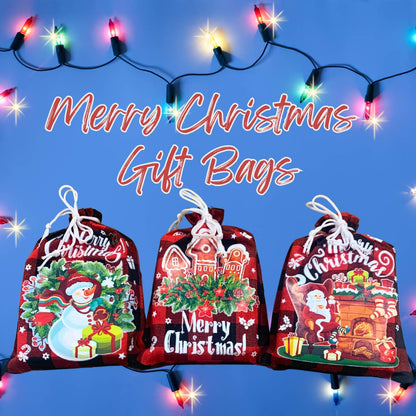 Handmade Goat Milk Soap | Merry Christmas Gift Bags | Two Fun Christmas Soaps