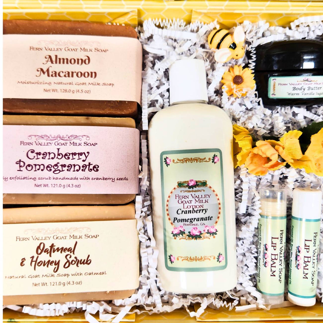 Handmade Goat Milk Soaps | Oh Honey Bee &amp; Lotion Gift Box