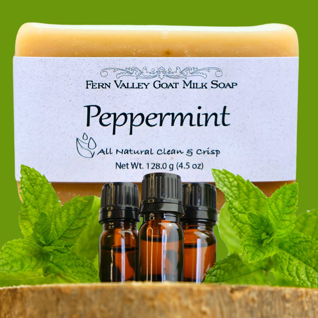 Handmade Goat Milk Soap | All Natural Peppermint