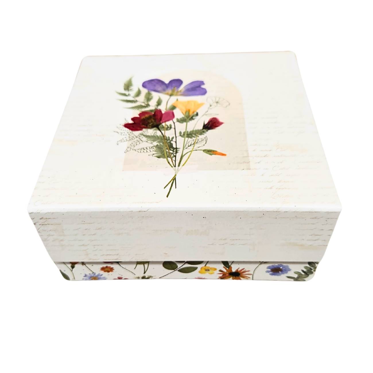 Handmade Goat Milk Soap + Lotion | Spring Pressed Flowers Gift Box