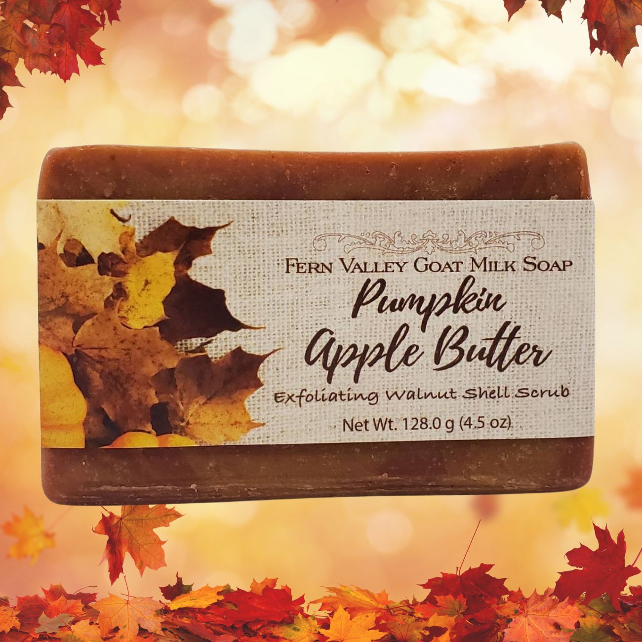 Natural Goat Milk Soap | Pumpkin Apple Butter | Exfoliating Scrub