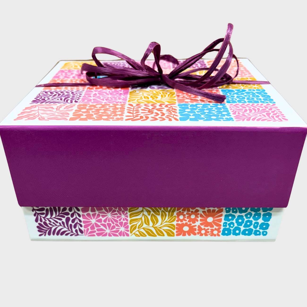 Handmade Goat Milk | Purple Patchwork Gift Box