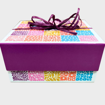 Handmade Goat Milk | Purple Patchwork Gift Box
